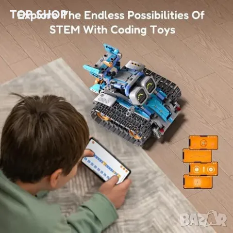 Нов Робот STEM 5 в 1 за сглобяване, подарък за деца, 435 части играчка, снимка 4 - Конструктори - 49956840
