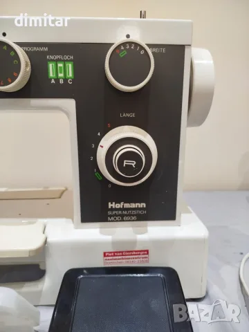 Метална шевна HOFMAN 6936, снимка 5 - Шевни машини - 56494772