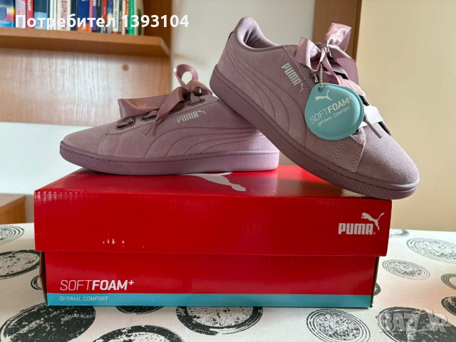 Нови розови кецове Puma 37 номер