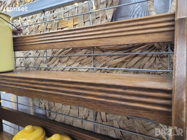 голам дървен стелаж, етажерка, снимка 4 - Етажерки - 50642299