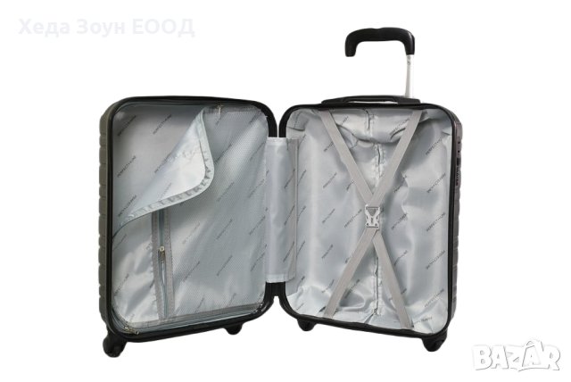 Куфар ABS 54 х 38 х 20см - Черен/Бордо/Розов/Шампанско, снимка 5 - Куфари - 40822556