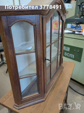 Малка стенна витрина, снимка 5 - Секции и витрини - 53909908