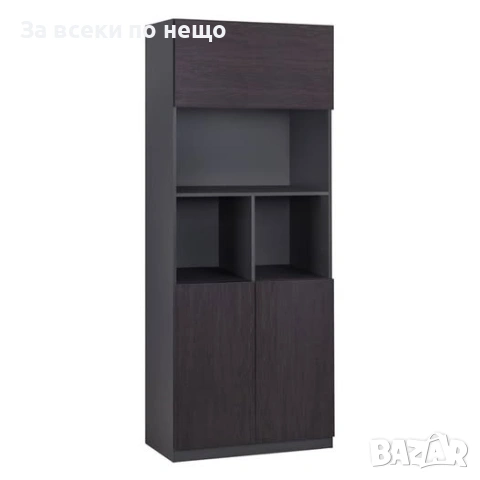 Библиотека Роузууд - венге и сив Код P2028