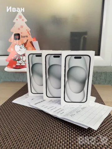 24м‼️Нов•iphone 15 ЛИЗИНГ 52лв/м айфон Black 15 черни, снимка 3 - Apple iPhone - 49191734