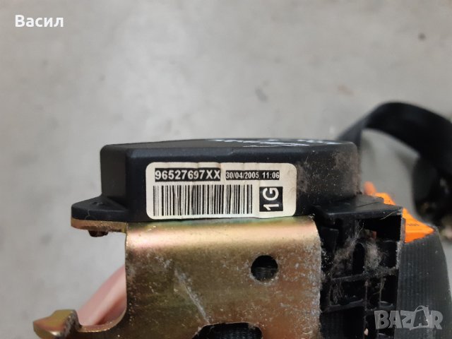 Шофьорски колан Пасажерски колан Peugeot 307 SW ЧЕРНО 1.6 HDI 1.6hdi Пежо 307 СВ Комби ЧЕРНО 1.6 ХДИ, снимка 2 - Части - 30796640