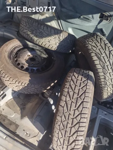 Зимни Гуми с Джанти 15 5х112 Бартер, снимка 2 - Гуми и джанти - 49319721