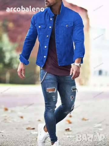 Мъжка ежедневна риза (яке) с много джобове, 6цвята , снимка 14 - Ризи - 44751899