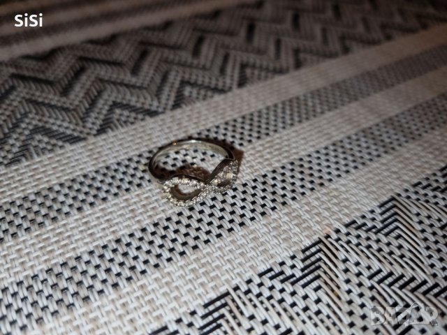 Сребърни пръстени+подаръчна торбичка, снимка 4 - Пръстени - 28854960