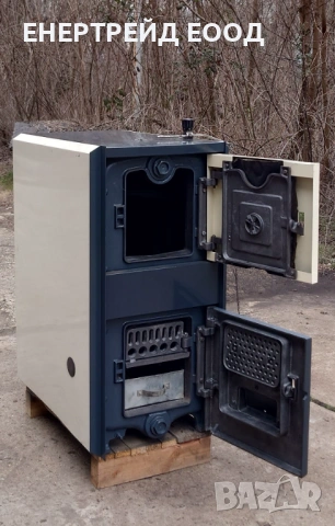 Чугунен котел на твърдо гориво Де Дитрих/De Dietrich 40 kW , снимка 5 - Отоплителни печки - 53974325