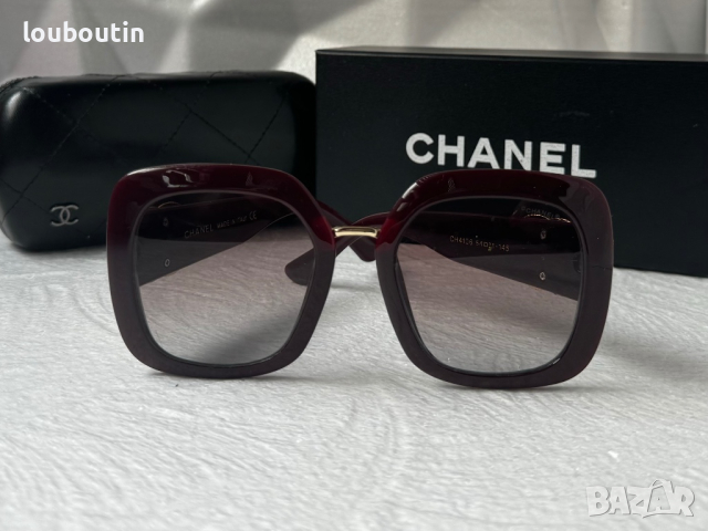 CH дамски слънчеви очила квадратни с лого , снимка 5 - Слънчеви и диоптрични очила - 44687572