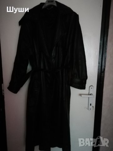 Топло дълго кожено палто от естествена кожа , снимка 6 - Палта, манта - 35168402