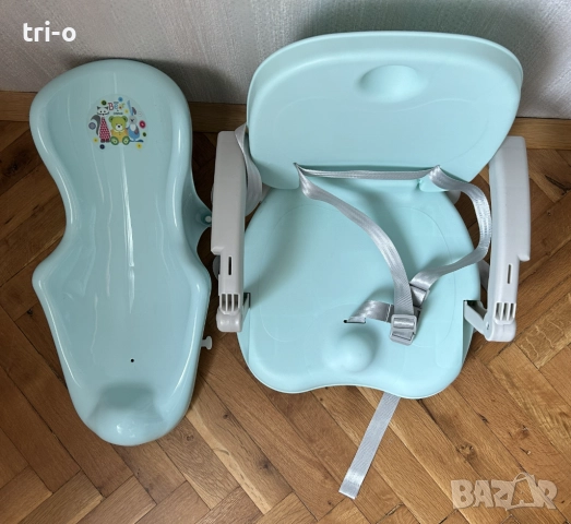 Lorelli EGO GREEN Повдигащ стол за хранене+подложка за къпане и детски обувки, снимка 12 - Столове - 52428429