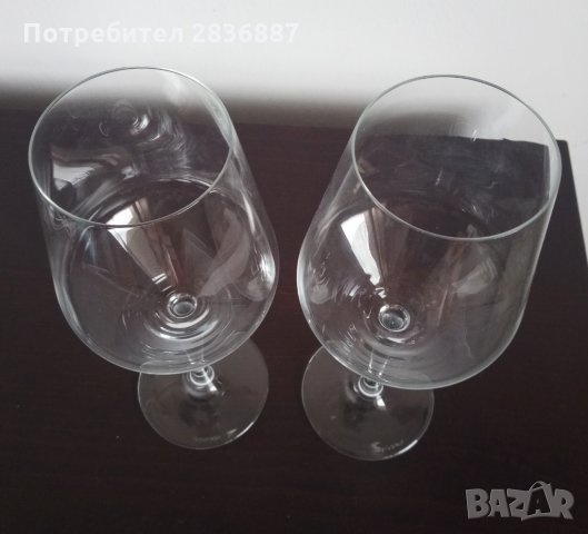 2 броя изящни чаши за вино и изящен кристален декантиер, снимка 8 - Антикварни и старинни предмети - 31453995