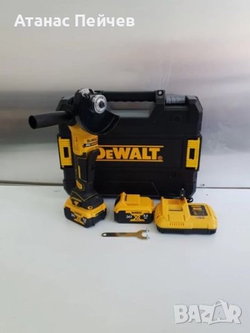 Акумулаторен ъглошлайф DeWalt 24v 6Ah, снимка 1