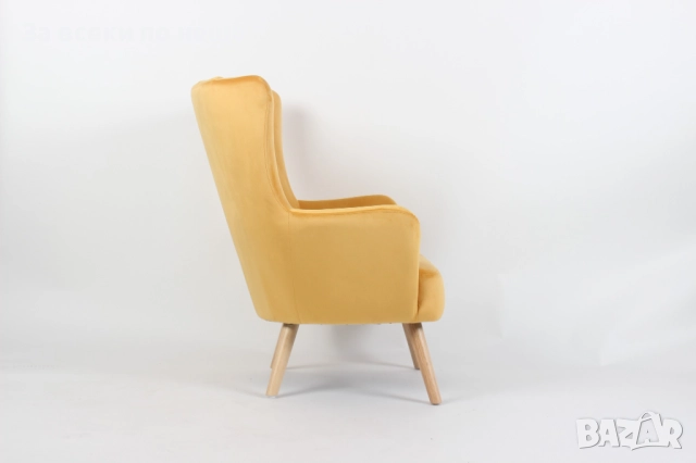 Фотьойл RANDY оранжево/натурално Код P1285, снимка 6 - Дивани и мека мебел - 51944225