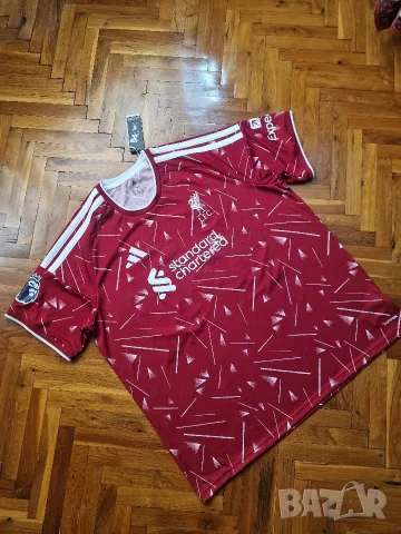 Страхотна мъжка футболна тениска ADIDAS LIVERPOOL 26/ 27 , нова с етикет, размер 2XL, снимка 4 - Тениски - 55984705