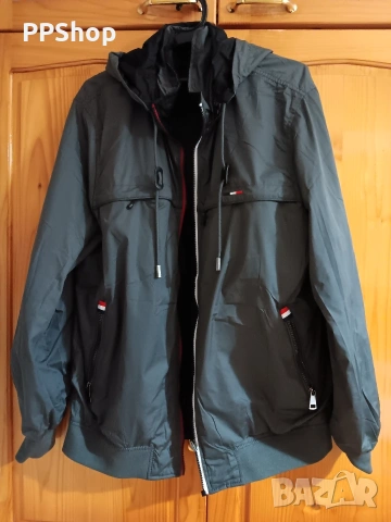 15€ Мъжко двулицево яке / L, снимка 3 - Якета - 54032562