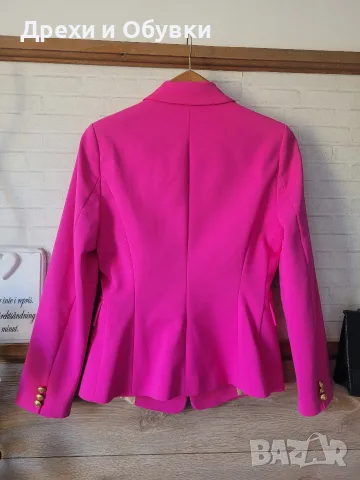 Розов блейзер сако Zara, снимка 6 - Сака - 56507861