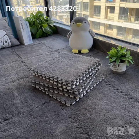 Мек килим пъзел от 10 части 1кв .м, снимка 5 - Други - 48842136