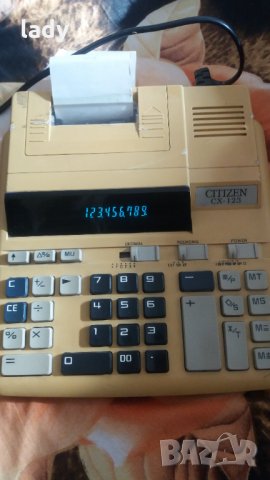 Работещ калкулатор "Sitizen" CX-123, снимка 3 - Друго - 30793826