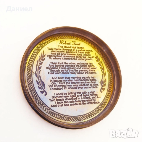 Компас масивен бронзов със вечен календар , снимка 3 - Подаръци за мъже - 46797584