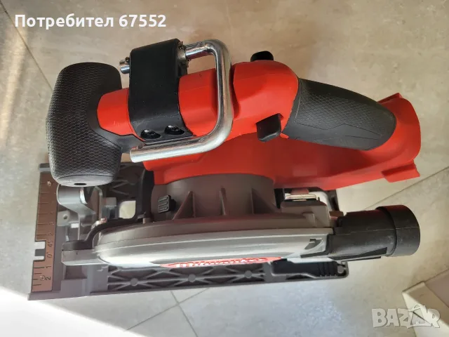 Безчетков циркуляр Milwaukee M18 Fuel CCS55. Само тяло, диск 165мм., снимка 2 - Циркуляри - 56038555