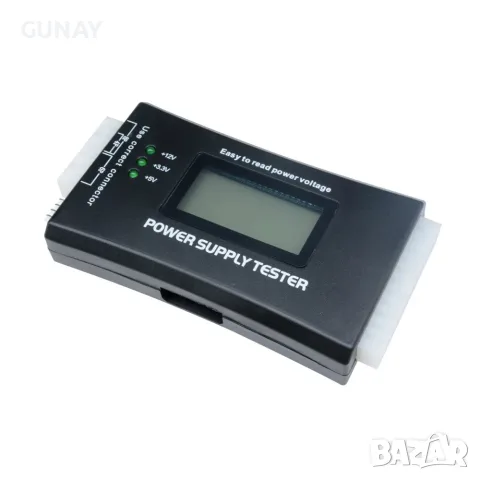 LCD Тестер за PC компютърно захранване PSU 24-Pin, Molex, SATA, PCI-E 8-Pin GPU ATX, снимка 3 - Захранвания и кутии - 55847427