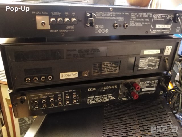 Комплект усилвател, тунер и дек DENON, снимка 6 - Ресийвъри, усилватели, смесителни пултове - 34870618