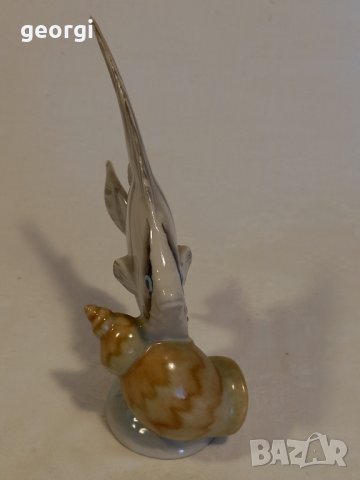 Унгарска порцеланова фигура риба, снимка 2 - Декорация за дома - 42218896