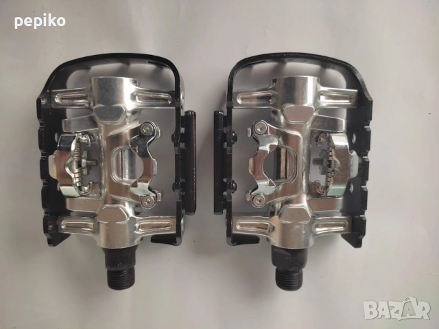 Продавам колела внос от Германия НОВИ алуминиеви педали с автомати EXUSTAR