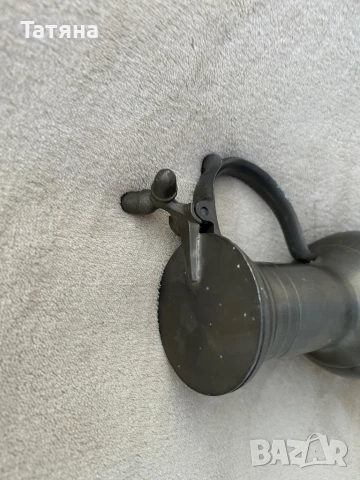 Кана от калай 0,5л , снимка 2 - Колекции - 50674517