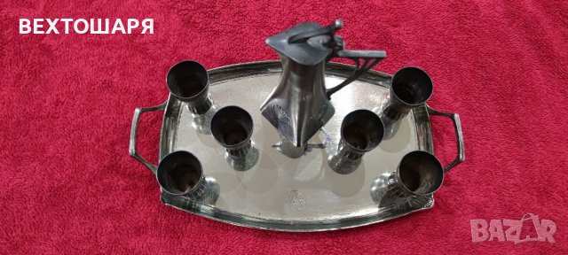 Старинен сребърен сервиз - WMF, снимка 6 - Антикварни и старинни предмети - 38780244