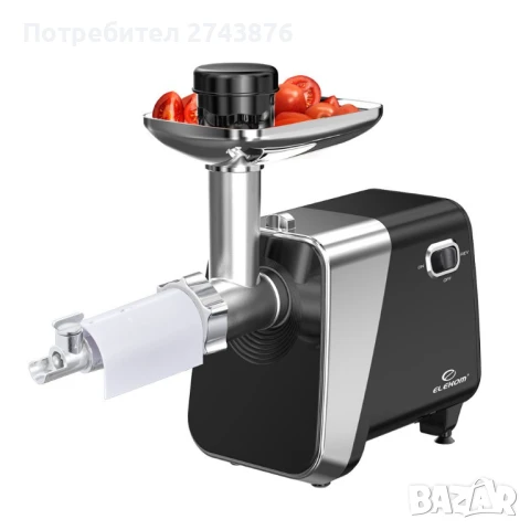 Месомелачка ЕК-406МТ,Всички видове месо,1,2 кг. в мин.,2000W,Функция -Връщане, Ножове от неръждаема , снимка 2 - Месомелачки - 51178999