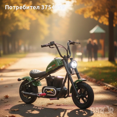 Електрически мини скутер C12B Harley baby, снимка 5 - Велосипеди - 53098765