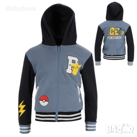 Суичер с качулка за момче Покемон Pokemon, снимка 3 - Детски анцузи и суичери - 53185418
