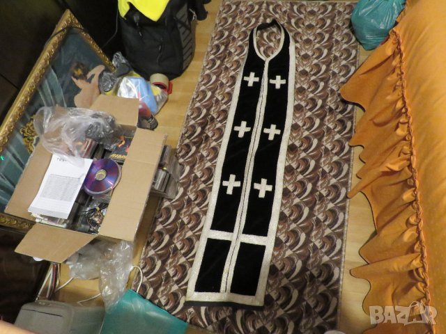 Старинен православен епитрахил за ръкополагане на свещенник от архиерей, богослужение църква, снимка 2 - Антикварни и старинни предмети - 31101756