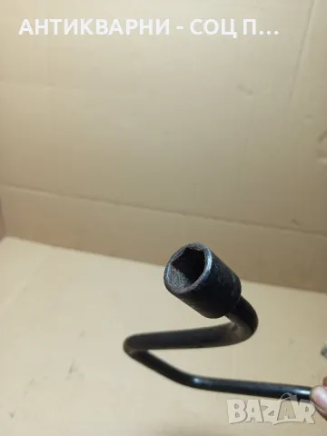 Соц Стар Комбиниран Ключ С Манивела 19мм., снимка 3 - Антикварни и старинни предмети - 49667794