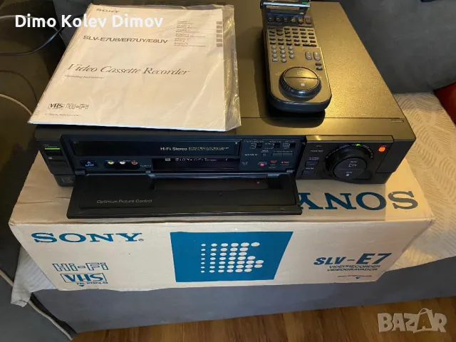 SONY SLV E7 СОНИ Видеорекордер. Boxed!, снимка 2 - Плейъри, домашно кино, прожектори - 49244118
