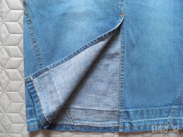 Дамски сет дънкова пола H&M и риза sOliver, снимка 5 - Поли - 54332675