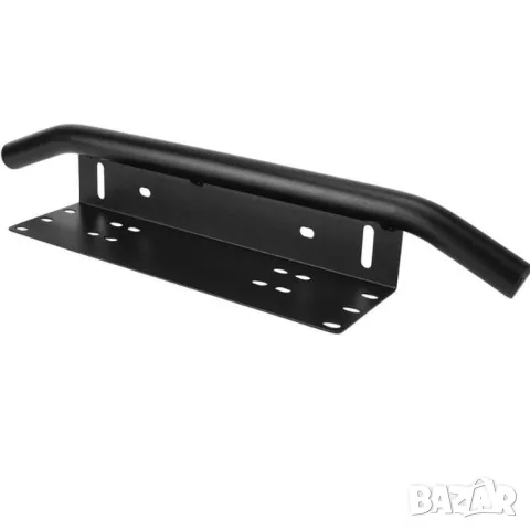 Черна стойка за халогени и LED бар 60 cm