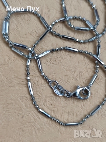 Сребърен синджир (387), снимка 5 - Колиета, медальони, синджири - 52581786
