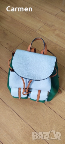 TendenZ - дамска раница в зелен цвят, снимка 10 - Раници - 52429479