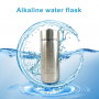 Алкализираща бутилка за вода с филтър с минерални камъчета, Повишава pH и йонизира водата, снимка 13