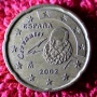 Монета от 20 евроцента 2002 г.Испания-колекционерска, снимка 1