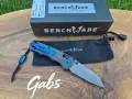 Сгъваем нож Benchmade Full Immunity 290-241 Gold Class,CPM Damaskus,Carbon, снимка 2