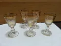 ретро стъклени чашки , снимка 1