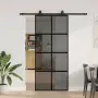vidaXL Плъзгаща се врата с комплект обков Черно 90x205 cm（SKU: 3375836）, снимка 2