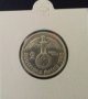Монета Трети Райх 2 Reichsmark 1938 г. Сребро