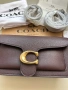 Дамска чанта Coach Tabby Shoulder Bag 26 в кафяв цвят, снимка 2