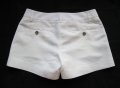 Къси панталонки John Richmond лен памук бяло, снимка 2